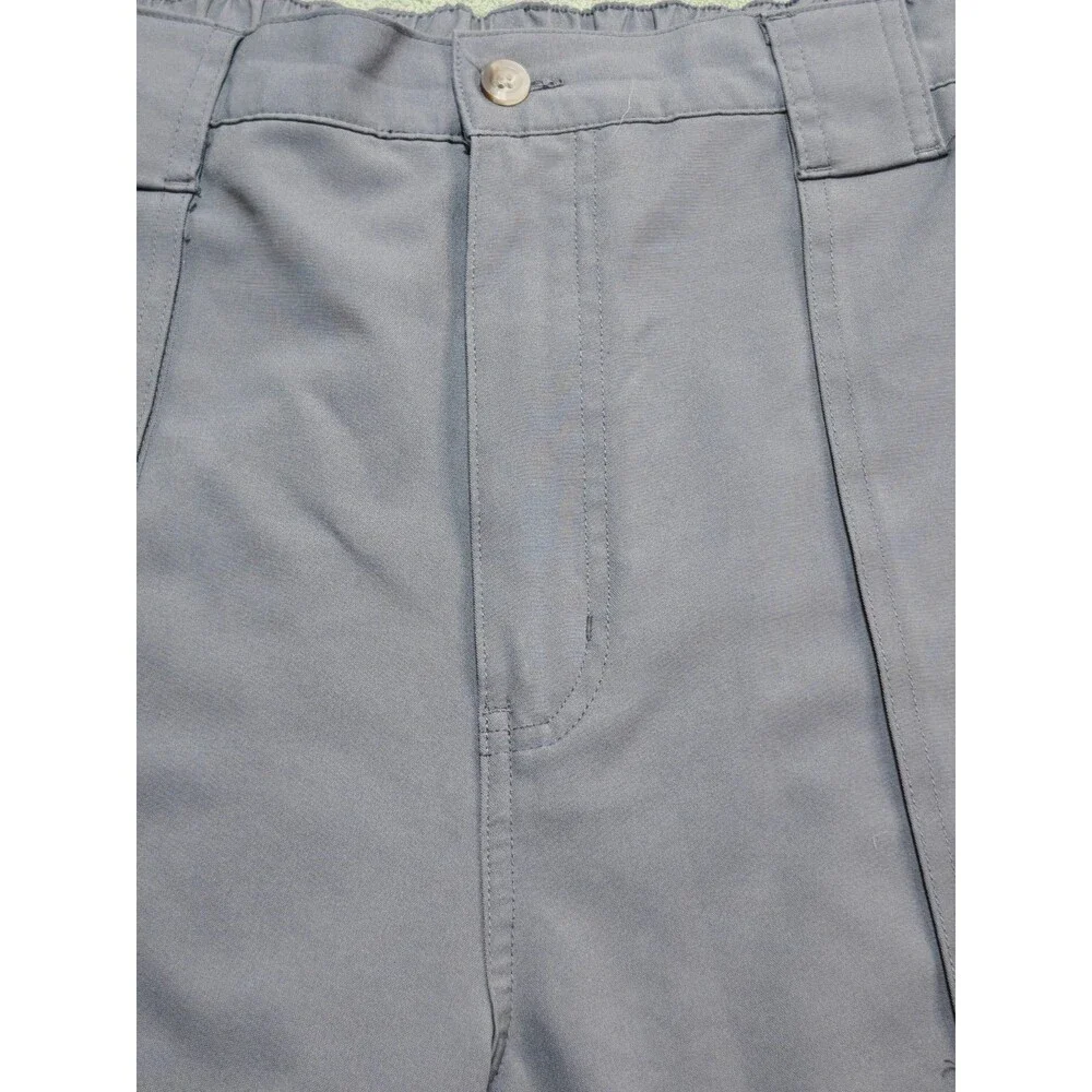 World Wide Sportsman Men 40 Fishing Shorts Gray Cargo Performance Polyester Bang